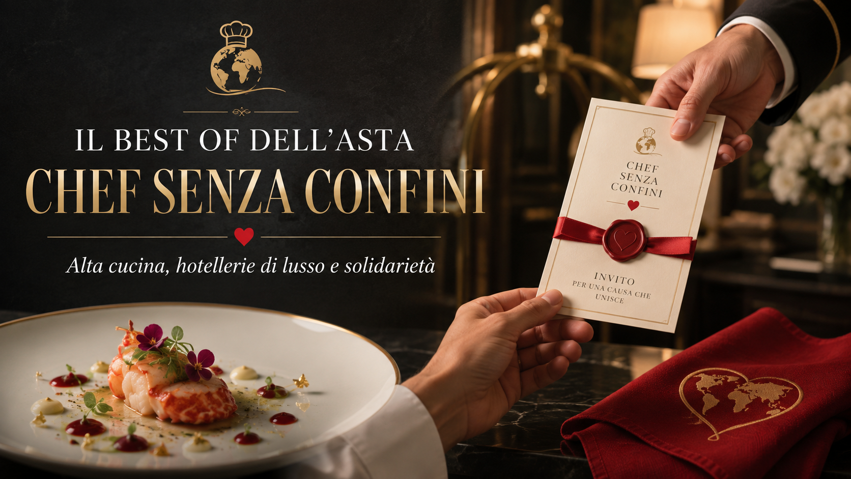 Il Best of dell’asta Chef Senza Confini